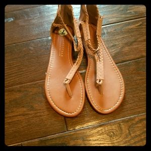 Aeropostale tan sandal size 7